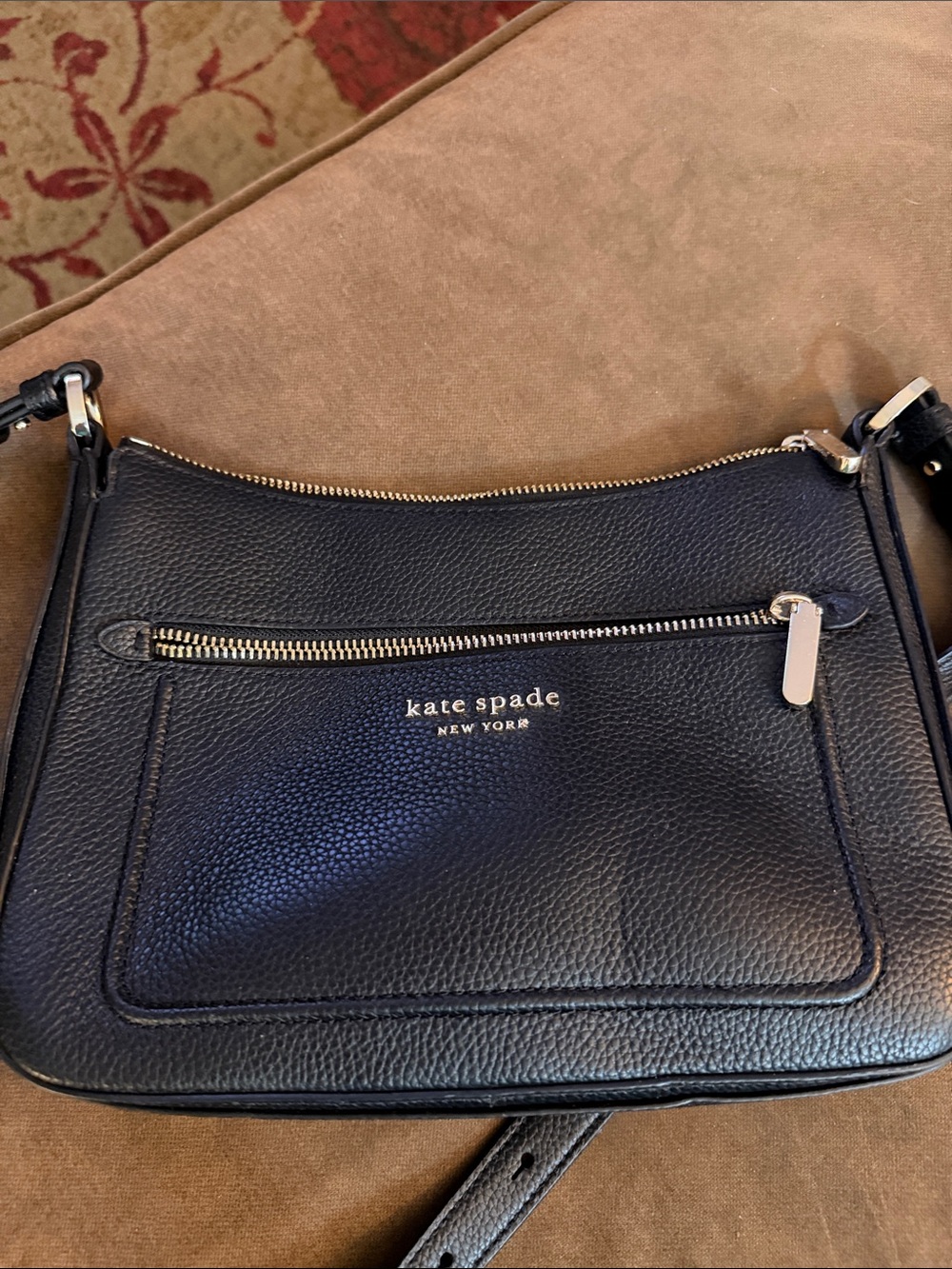 Kate spade Hudson Medium Pebbled Leather Crossbody Bag